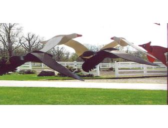 Set of 5 Ornamental Birds for Yard or Garden