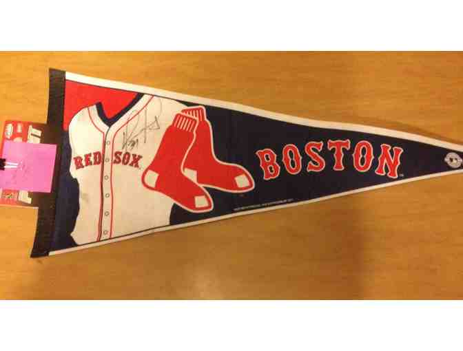Autographed Red Sox Pennant - David Ortiz