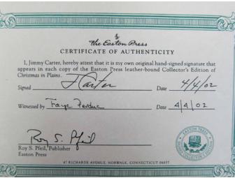 Personally Signed Book by Jimmy Carter