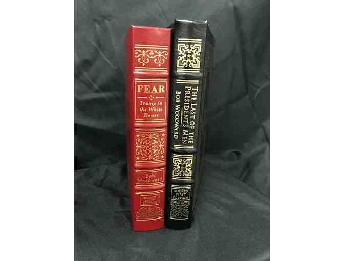 Signed 1st Editions of 'The Last of the President's Men' and 'Fear' by Bob Woodward