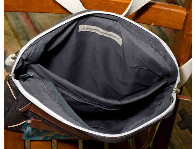 EST/WST Collective 100% Organic Cotton Convertible Backpack Laptop Case