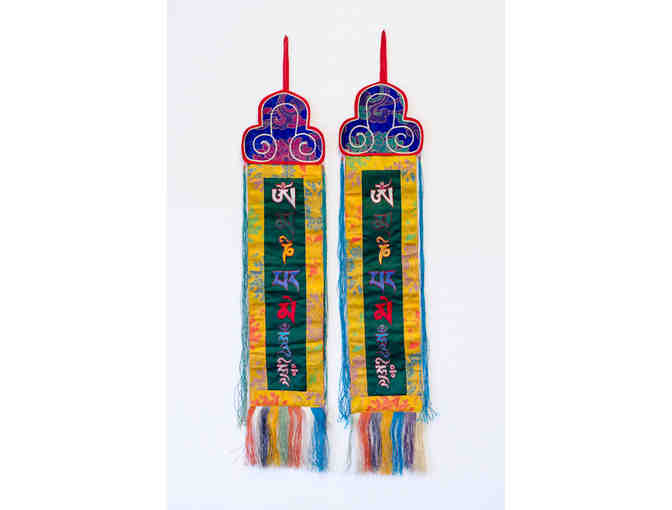 Silk Brocade Thangka & Wall Hanging Set