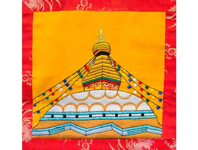 Silk Brocade Thangka & Wall Hanging Set