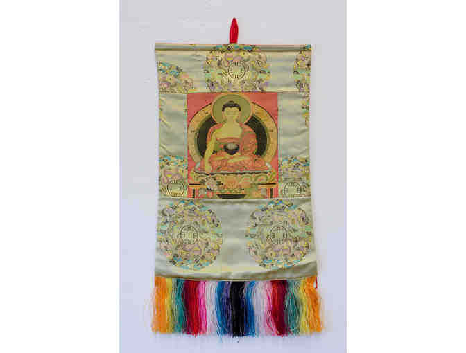 Silk Brocade Thangka & Wall Hanging Set
