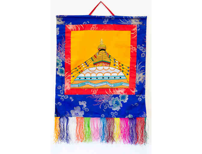 Silk Brocade Thangka & Wall Hanging Set