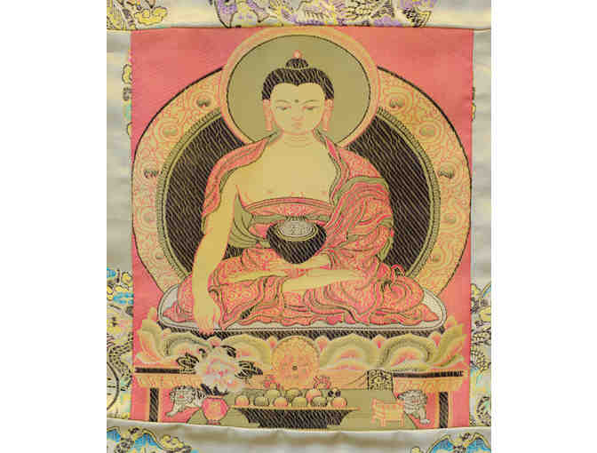 Silk Brocade Thangka & Wall Hanging Set