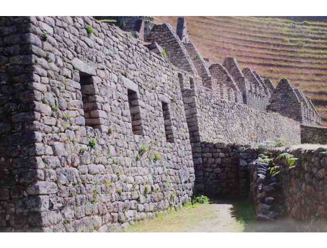 Framed Professional Photograph of Incan Site Winay Way