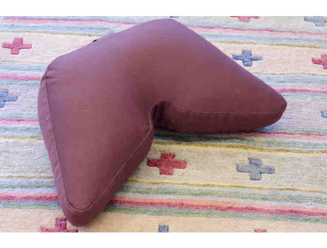 Hand-made Brown Cotton Zabuton & Crescent Zafu