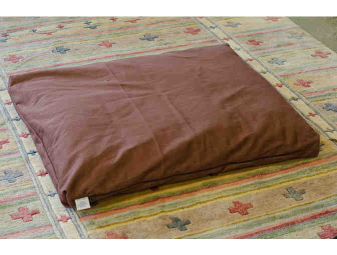 Hand-made Brown Cotton Zabuton & Crescent Zafu