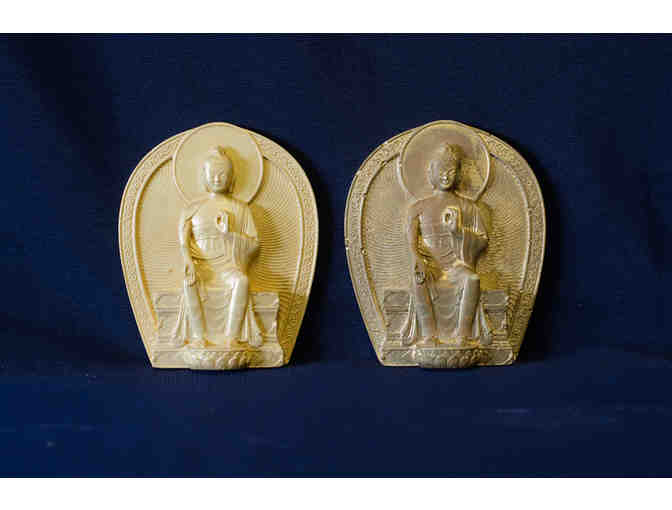 Set of Seven Golden Maitreya Buddha Tsa Tsas