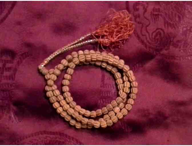 Diamond-Cut Sandalwood Mala Blessed by Yangsi Rinpoche