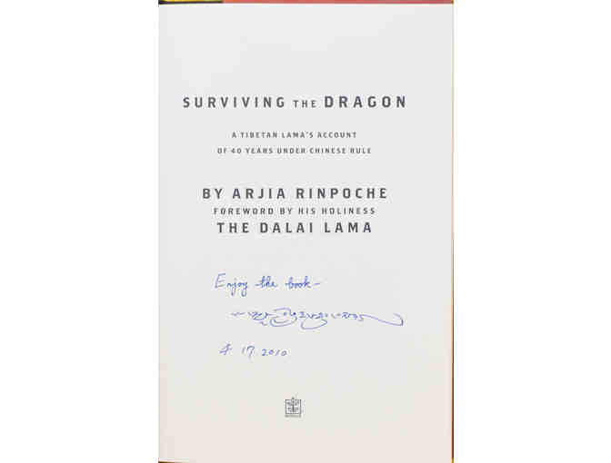 Surviving the Dragon - Signed by Arjia Rinpoche