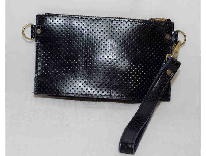 Falling Upward T-shirt and Leather Wristlet Designed by Michelle Lesniak