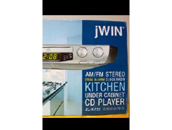 Under Cabinet CD player AM/FM radio alarm