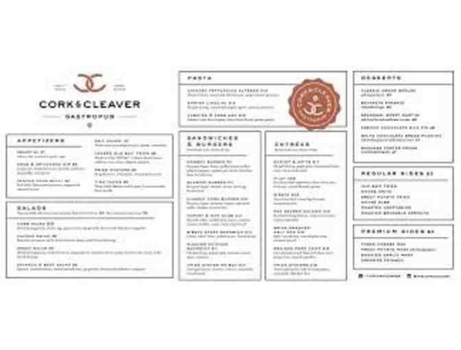 Gift Certificate to Cork and Cleaver