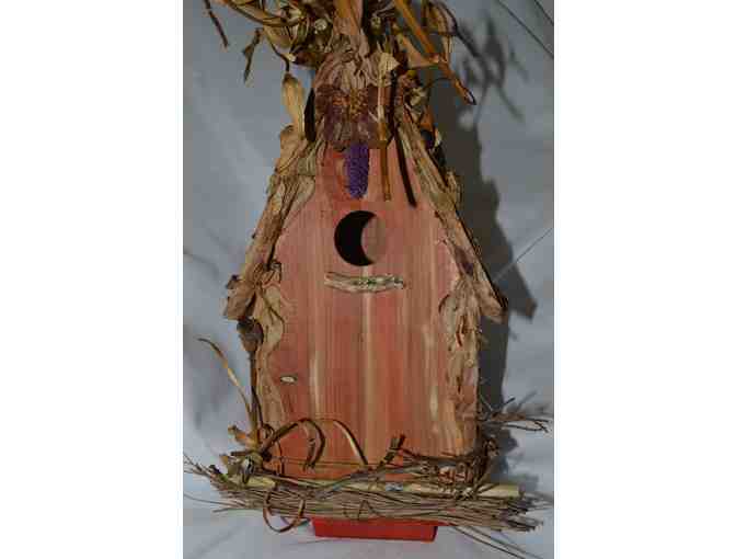 'Warm and Natural' Bluebird House by Suzanne Jackson