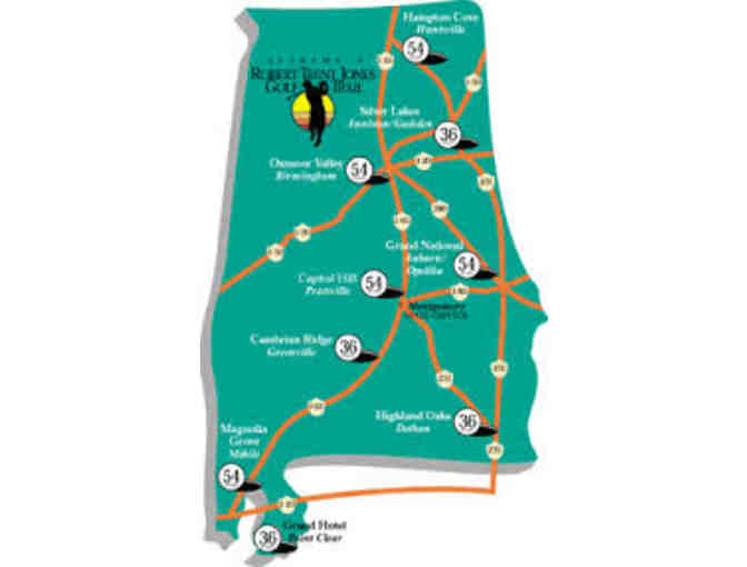 8 Rounds of Golf at Robert Trent Jones Golf Trail