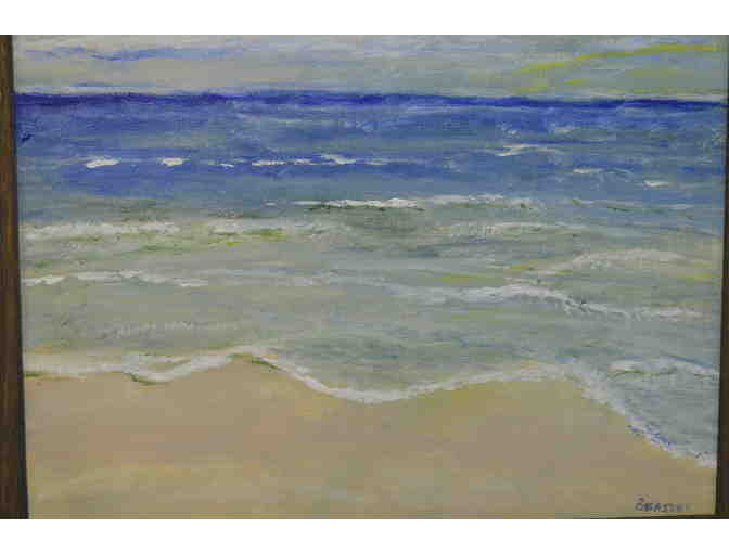 Beach Scene Painting by Melanie Beasley
