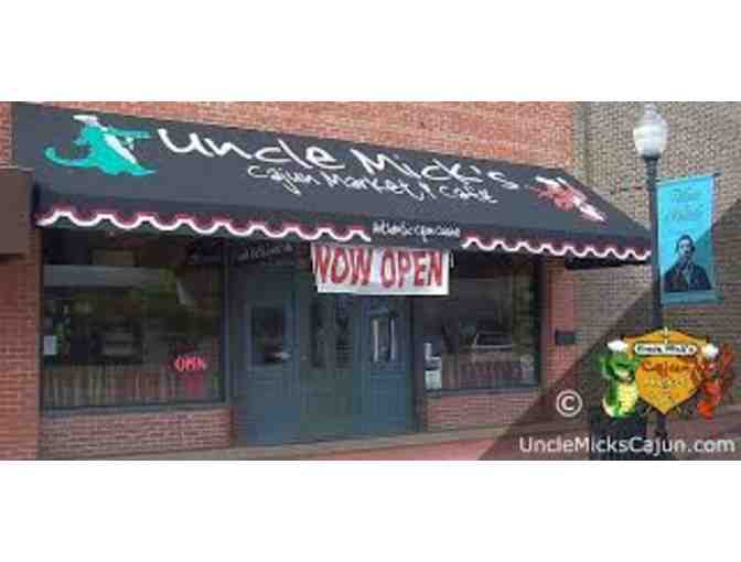 $25 Gift Certificate to Uncle Mick's Cajun Cafe in Prattville, Al