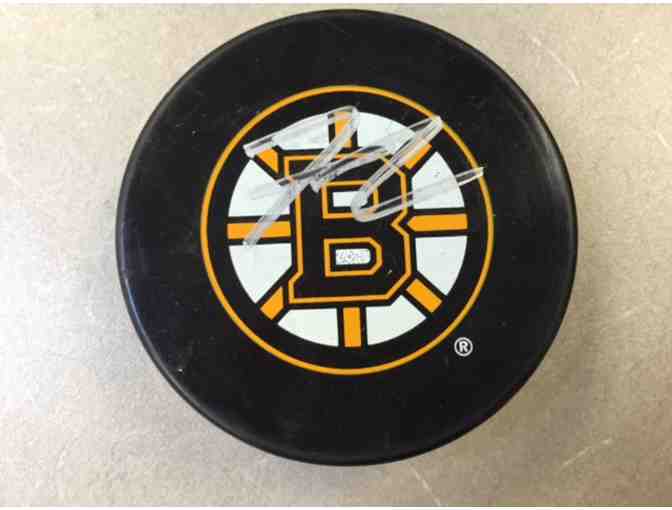 Boston Bruins Frank Vatrano Autographed Puck