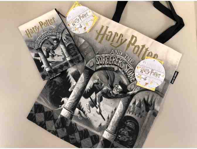 Harry Potter and the Sorcerer's Stone Tote Bag and Pouch by Out of Print
