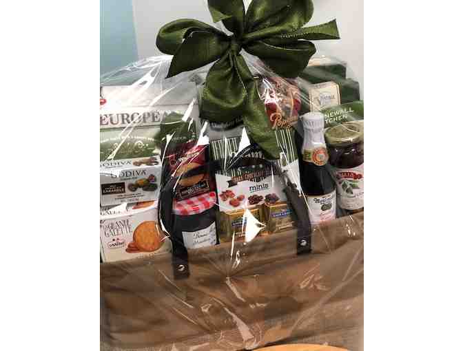 Gourmet Food Gift Basket and Ball Square Fine Wines $25 Gift Card