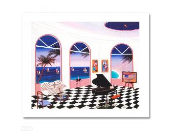'Interior with Checkered Floor'