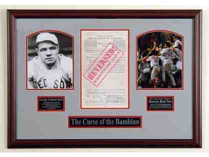 "Reverse the Curse" Bambino Red Sox Collage