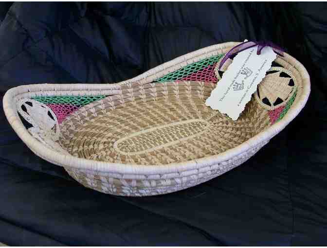 3 Amerindian hand-made baskets