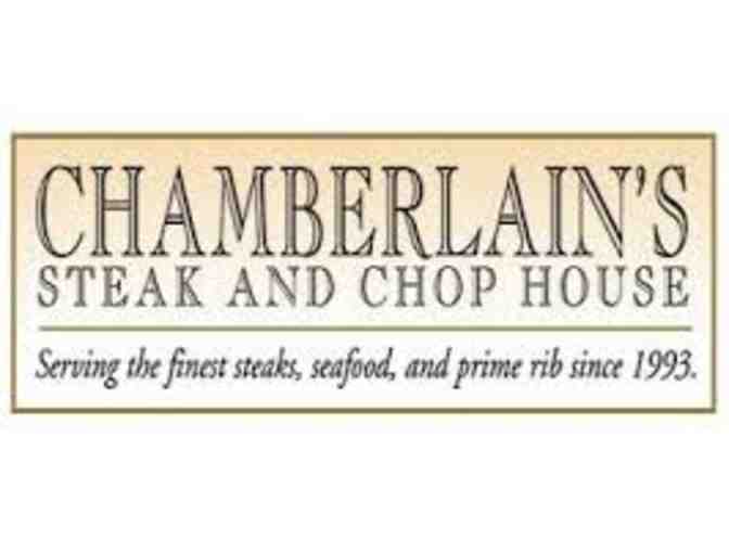 Sunday Night Wine & Food Tasting for 25 at Chamberlains!