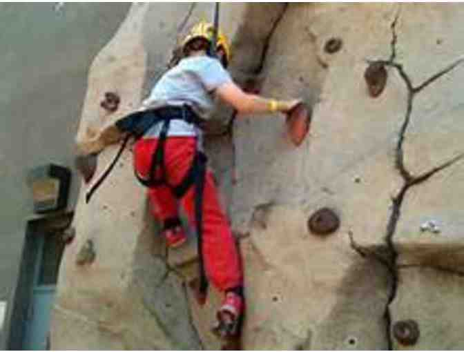 2 ADMISSIONS TO ADVENTUREPLEX ROCK WALL AND ROPES COURSE