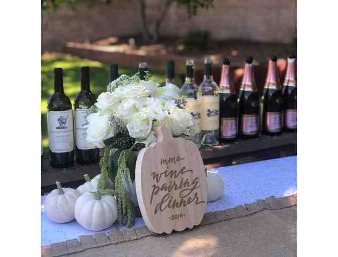 CATERED 'AL FRESCO STYLE' WINE PAIRING DINNER PARTY (1 OF 10 COUPLES)