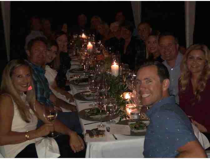 CATERED 'AL FRESCO STYLE' WINE PAIRING DINNER PARTY (1 OF 10 COUPLES)