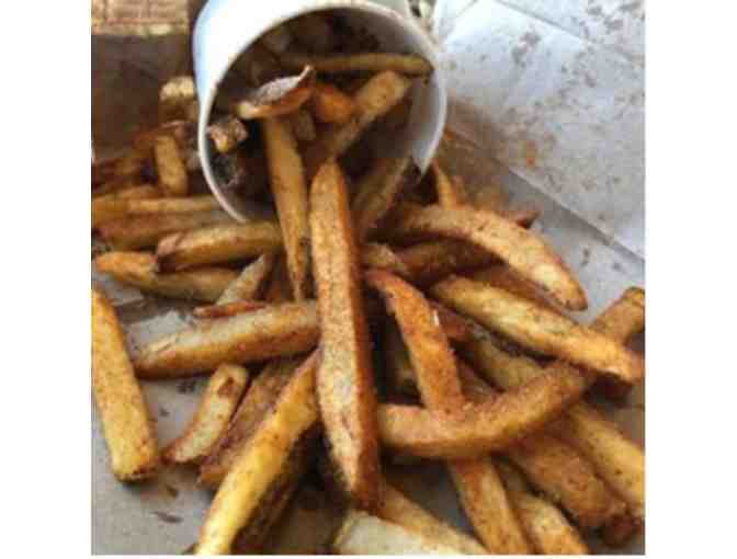 FIVE GUYS- 10- $5 GIFT CARDS