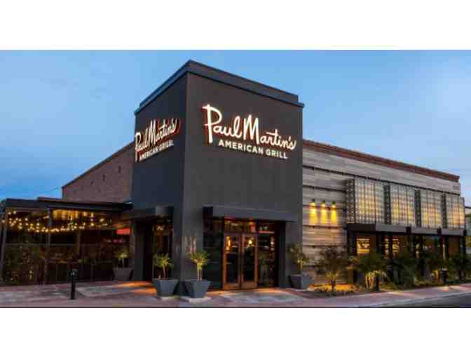 PAUL MARTIN'S AMERICAN GRILL $50.00 GIFT CERTIFICATE