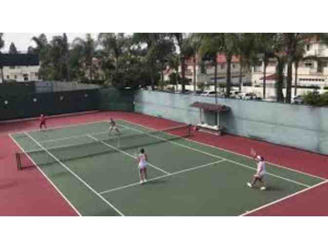 TENNIS LESSON WITH CHRISTIAN LEGRAND