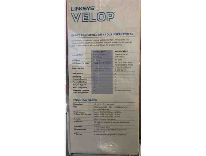 LINKSYS WHOLE HOME WIFI SYSTEM- OVER 6,000 FT OF COVERAGE! TRI-BAND SERIES