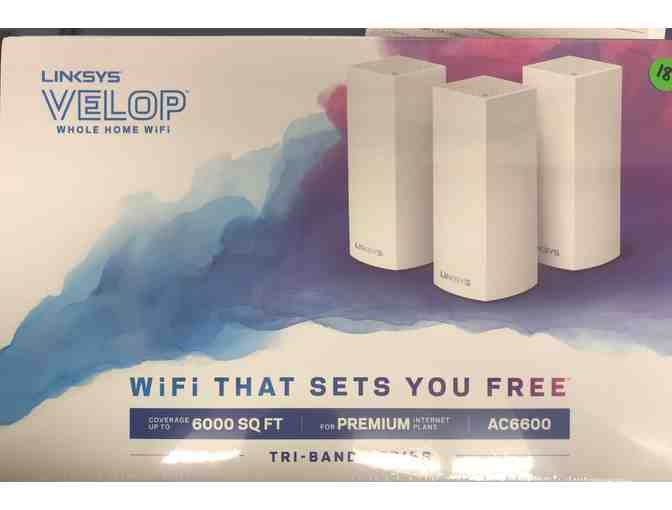 LINKSYS WHOLE HOME WIFI SYSTEM- OVER 6,000 FT OF COVERAGE! TRI-BAND SERIES