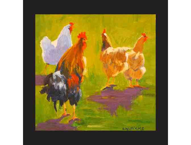 'Fowl Play' Tryptic by Laura Williams