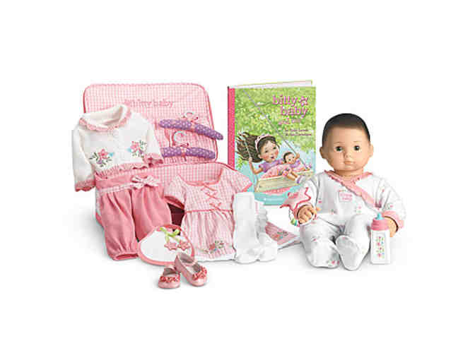 American Girl Bitty Baby with Layette and Bath Set