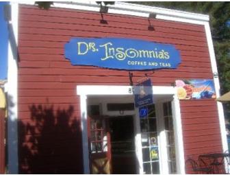 Dr. Insomnia's Coffee & Tea - Five $10 Gift Cards