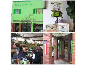 $50 Gift Certificate to Sol Food in San Rafael