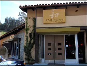 $50 Gift Certificate to Harmony Restaurant in Mill Valley