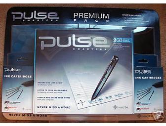 4GB Pulse Smartpen Pro Pack & 2-Pack Leather Smartpen Journals