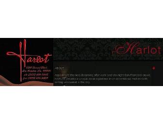 San Francisco Late Night: Coveted Friday Night Table Reservation for 10 at Harlot