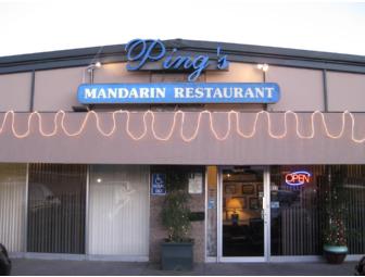 $25 Gift Certificate for Ping's Mandarin Restaurant in San Rafael