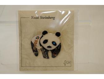 Panda Pin by Israeli Contemporary Artis Yossi Steinberg