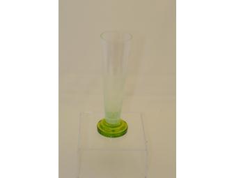 Green-Based Bud Vase from Glass Eye Studio