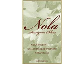 6 Bottles Boutique Nola Winery: 2006 Syrah and 2007 Sauvignon Blanc