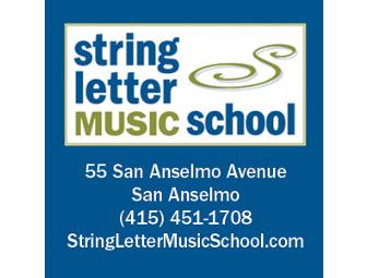String Letter Music School Guitar Workshop of Your Choice Taught by Guest Artist